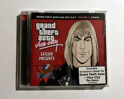 Grand Theft Auto Vice City OST Soundtrack: Volume 1 - Lazlow Presents V-Rock CD • $47.90