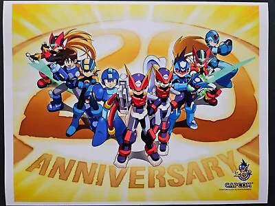 Mega Man 20th Anniversary Zero X PS1 PS4 PS3 PC Xbox One Art Print Small Poster • $14.95