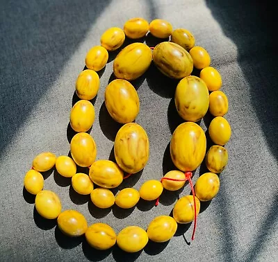 Vintage Bakelite Necklace Beads • $750