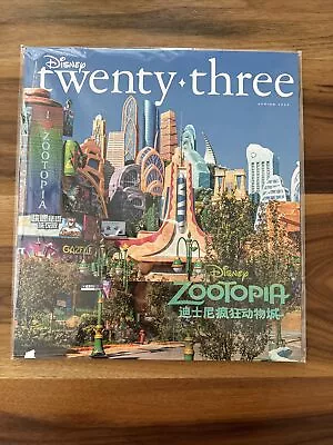 Disney Twenty Three Magazine D23 Spring 2024 Zootopia Frozen • $8