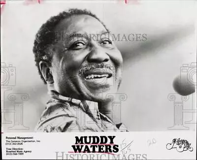 1980 Press Photo Muddy Waters Entertainer - Hpp11680 • $12.99