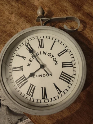 £15 • Buy Outdoor Garden KENSINGTON STATION LONDON Wall Clock Double Sided No Bracket