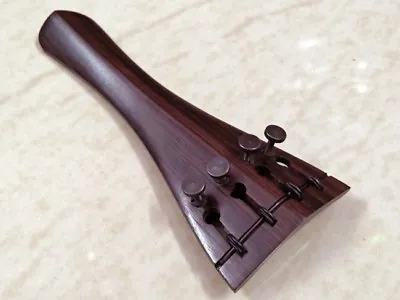 Violin Tailpiece Rosewood Hill Model BUILT IN PUSH ADJUSTER Best Quality 4/4 • $6.39