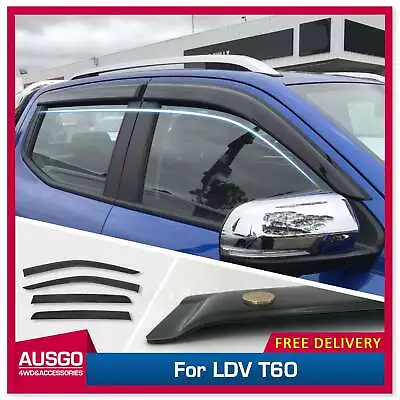 AUSGO Luxury Weather Shields For LDV T60 2017-Onwards Weathershields • $65.31