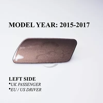 Left Side Headlight Washer Cover For VW Touareg 7P MK2 15-17 Toffee Brown LH8Z • $32.77