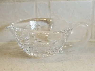 Signed Waterford Crystal Glandore Sauce Gravy Boat Clear Excellent Condition • $27.99