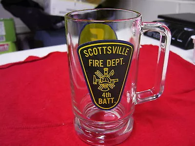 VINTAGE SCOTTSVILLE NY FIRE DEPT. MUG 1970's • $9.99