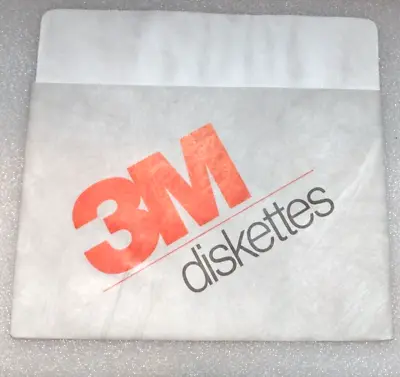 3M 8   Inch Diskettes Sleeves  Mark Q Certified Vintage 1990s For Disk • $4.75