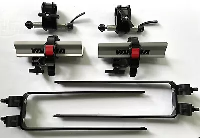 2 Yakima Standard Bike Mount Wheel Fork & Short Wheel Tray W/ Strap & Hardware • $80.10