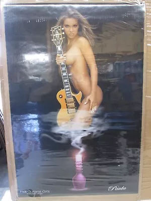 $39.97 • Buy Paula 2004 Rock Hot Guitar Girls Car Poster 15921