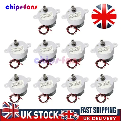 1-10Piece 12V 14RPM High Torque Electric DC Geared Box Reduction Motor S30K UK • £5.99