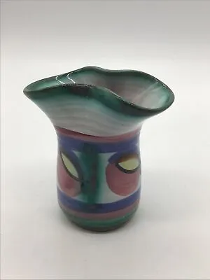 Tintagel Pottery - Dragon Eye - Small - Vase - Unusual Shape Vgc • £4
