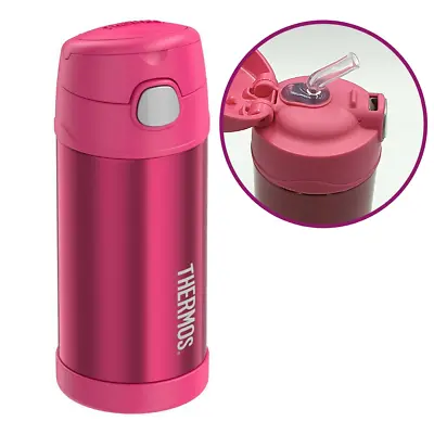 Thermos Funtainer Drink Bottle Kids Vacuum Flask Jar Straw Children Toddler • $23.69