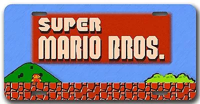 L@@K! Vintage NES Super Mario Brothers License Plate - Vanity Car Tag • $19.99