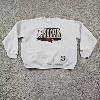 VINTAGE Phoenix Cardinals Sweats Mens XL Gray Chalk Line Team NFL 90s USA Made • $18.14