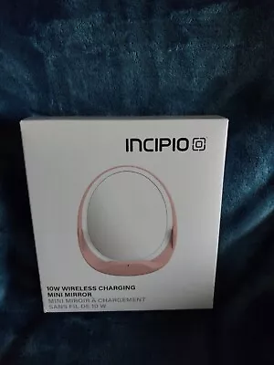 Incipio Mini LED Makeup Mirror & 10W Wireless Charger With Microfiber Pouch • $18