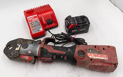 Milwaukee 2922-22 M18 Force Logic Press Crimp Tool With 3/4  Jaw Battery Charger • $1299.99