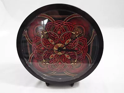 Cafe Press Decorative Wall Clock Red And Black Steam Punk Design 9  Across • $12.59