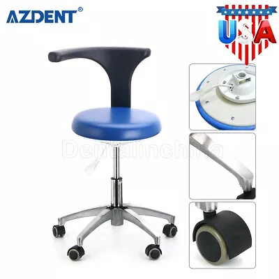 Dental PU Leather Medical Stool Doctor Assistant Office Spa Mobile Chair Clinic • $110.39