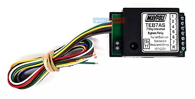 Smart Universal 7 Way Bypass Relay For Towbar Towing Canbus Wiring TEB7AS 3877B • £19.99