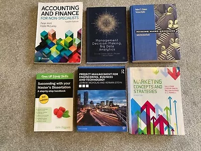 Management MSc Text Books Inc Marketing Projects Accounting Management • £95