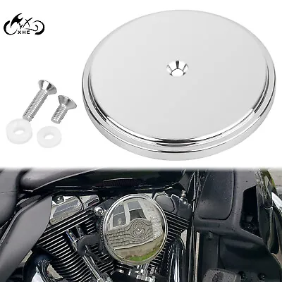 $39.98 • Buy Chrome Smooth Big Sucker Stage 1 Air Cleaner Cover For Harley Road King Glide XL