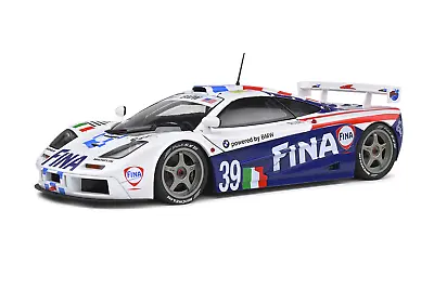 Solido 1996 McLaren F1 GTR 24hr LeMans FINA #39 Piquet S1804103 1:18 Scale - New • $150