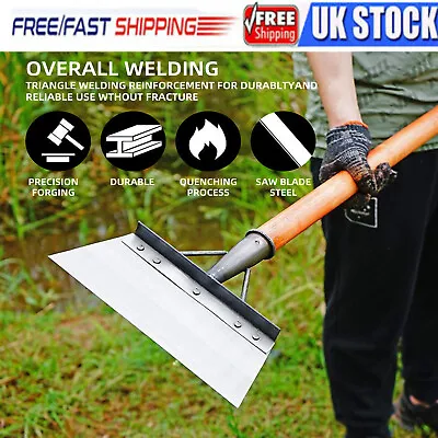 Multifunctional Garden Shovel Cleaning Shovel Outdoor Steel Planting Farm Tool • £10.69