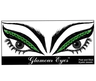 New Manic Panic Glamour Eyes Green Rhinestone Eyelid Jewels Vegan Halloween • $9.99