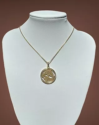 Vintage Cartier Paris  18k Yellow Gold Pisces Zodiac Sign Necklace • $8900