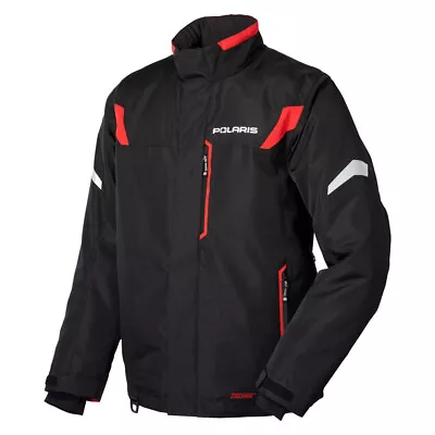 Polaris Mens Titan Snowmobile Jacket Insulated Waterproof Breathable Warm Red • $209.99