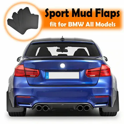 $99.99 • Buy 4x Mud Flaps For BMW M3 M4 1,2,3,4,5 Series Splash Guards Mudguards Mudflaps