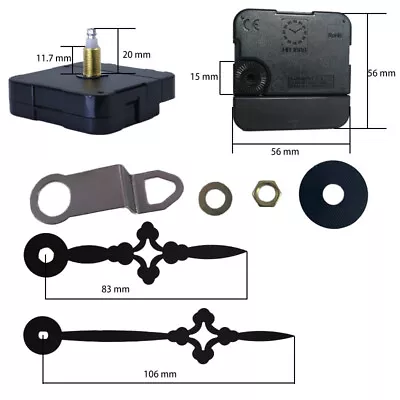 DIY Quartz Wall Clock Movement Set Mechanism Replacement Hands Motor Repair Tool • $12.60