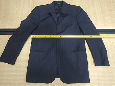 Versus Versace Black Blazer Suit Jacket (sz 40) DAMAGED See Pics Vintage 1973 • $25