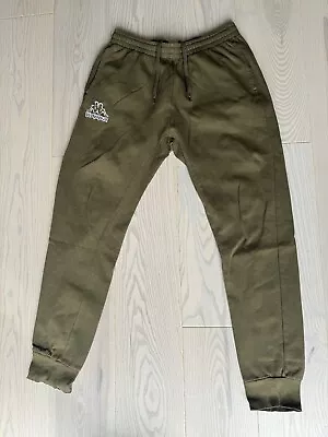 Kappa Joggers Khaki Green Cuffed Bottoms Size L • £14.99