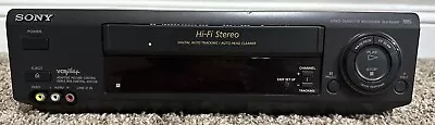 Sony VCR Model SLV-695HF VHS Player Tested Works  • $45