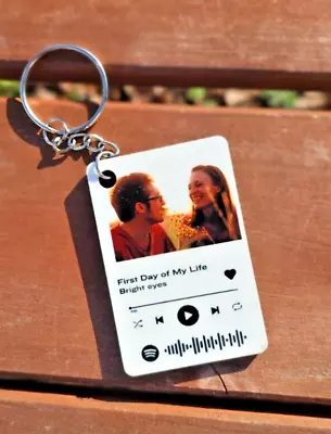 Custom Song Keychain Personalized/Scannable Music/couple Gift/ Lover Gift/ • $14.99