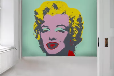 3D Graffiti Marilyn Monroe Wallpaper Wall Mural Removable Self-adhesive 899 • $226.67