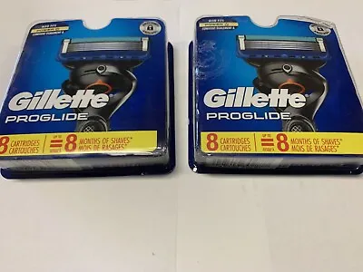 2X! NEW! Gillette PROGLIDE 16 Cartridge's Razor Blades Refills Image May Vary • $35.99