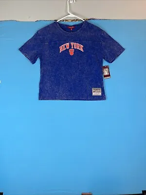 NWT - Mitchell & Ness Hardwood Acid Wash New  York Knicks Womens Shirt Size- S • $29.99