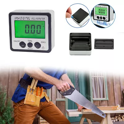 £7.99 • Buy 360° Magnetic Digital Protractor Angle Finder Gauge Inclinometer Level Meter New