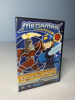 Megaman NT Warrior Volume Vol. 4: Download DVD Rare OOP Clean Disc COMPLETE • $100