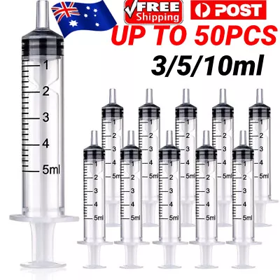 10/30/50PCS PLASTIC SYRINGE Hydroponics Sterile Reusable To Measure Nutrients • $11.95