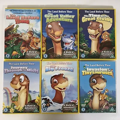 £8.99 • Buy The Land Before Time DVD Bundle X6 - Vol 1-4, 8 And 11 (xI) Region 2 & 4 U
