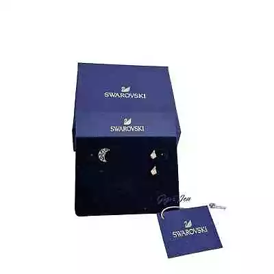 Swarovski Symbolic Pierced Earrings Set Moon And Star New  • $93.10