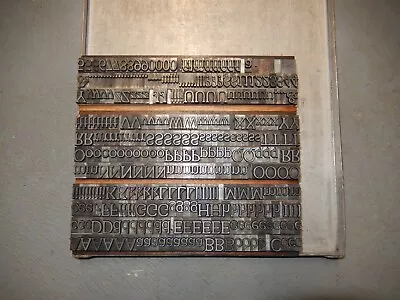 36 Pt. Souvenir Metal Type For Letterpress Printing • £46.61