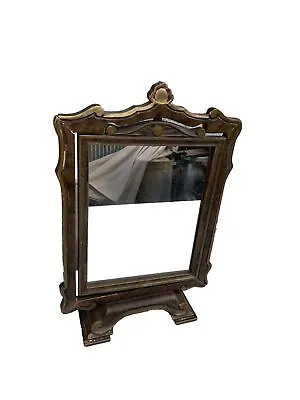 Vintage  Victorian Vanity Dresser Swing Mirror In Frame • $20