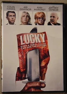 Lucky DVD Colin Hanks Ari Graynor Ann-Margaret Mimi Rogers & Jeffrey Tambor • $9