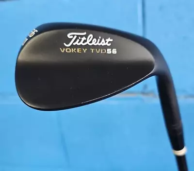 Vokey Tvd 56m Black Nitride 56° Sand Wedge Spine Aligned Custom Black Kbs Tour • $109.99