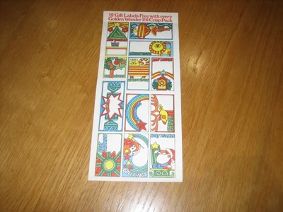 £1.99 • Buy Golden Wonder Crisps 12 Christmas Stickers Pre Decimal In Exc Con See Pictures